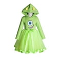 thumbnail image 4 of Disfraz de Sulley de la Universidad de Monstruos Verdes Disfraz de monstruo Mike Disfraz de Halloween de Monsters Inc. Disfraz de Boo para niño pequeño Vestido con tutú, 4 of 5