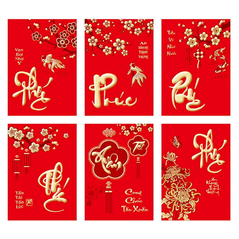 Unique lucky money envelopes available for Tet