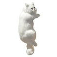 thumbnail image 2 of GUOOL Statue de Chat Simulation Animal pour Bureau Blanc, 2 of 9