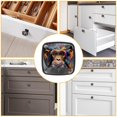 thumbnail image 6 of 4 Pcs Cabinet Handle Drawer Pulls Monkey Knobs with Screws Square Furniture Office Cabinet Knob Decoration, 6 of 7