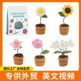 thumbnail image 2 of Kit Inicio Crochet 4pcs Plantas en Macetas Bricolaje (girasol Y Rosa), 2 of 9