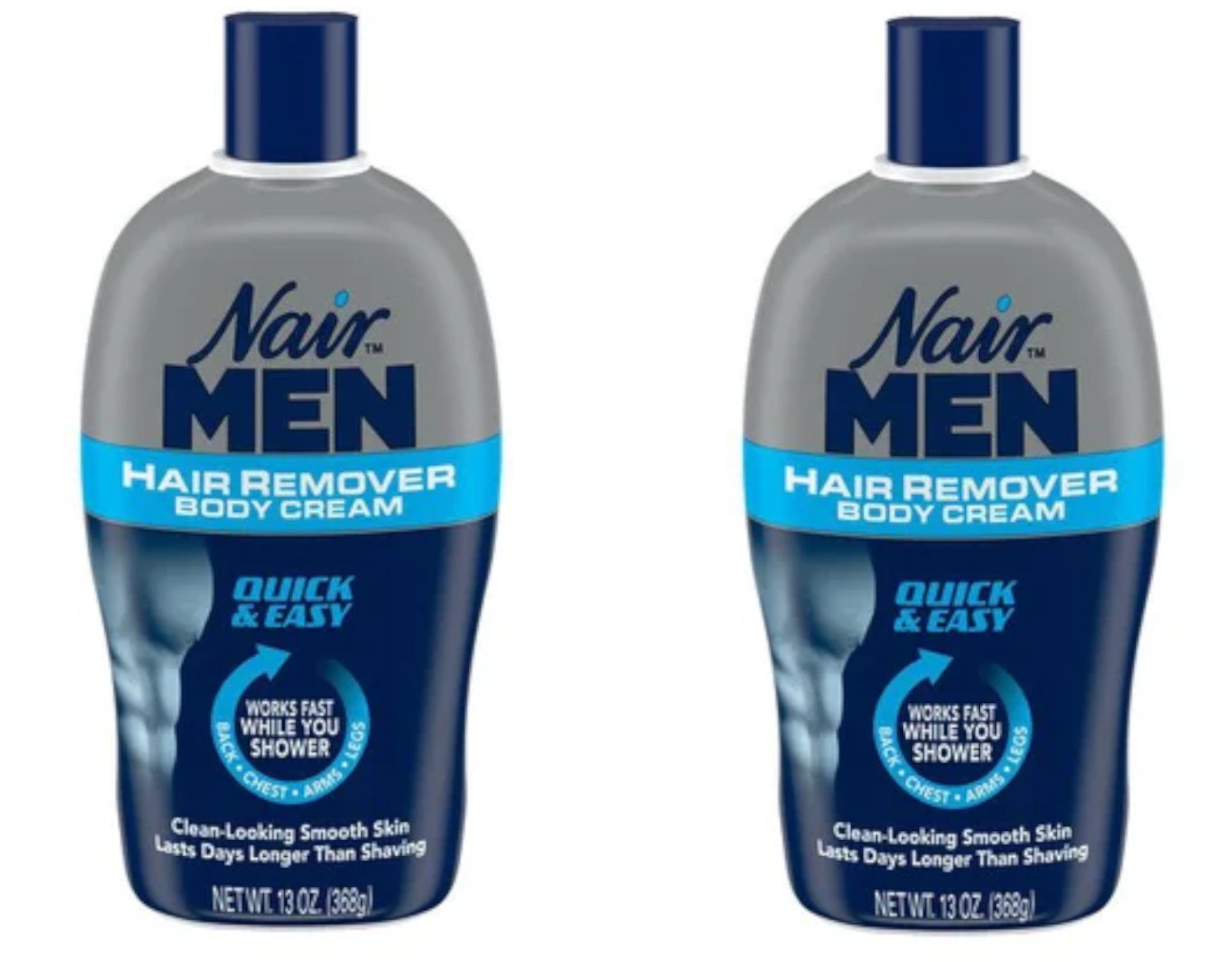2 Pack - Men Hair Removal Body Cream 13 oz g) Each -