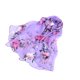 thumbnail image 1 of Jumpingount Bufanda con estampado floral, suave, transpirable y ligera, portátil para una bufanda de flores versátil y fácil de combinar Accesorios de disfraces púrpura, 1 of 6
