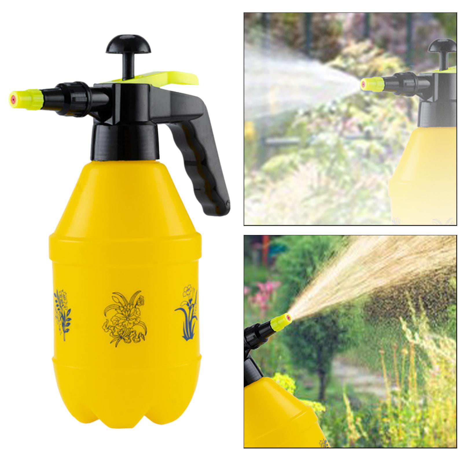 Continuous Hand Pump Pressure Sprayer for Home,Lawn,Garden,Car Detailing  and More,Sprayer with Adjustable Spout for  Gardening,Fertilizing,Cleaning,1L 