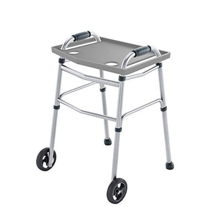 Bluestone Walker Tray Upright with Holders Universal Table Fits Most Standard Folding Walkers Home Mobility Medical Equipment Accessories 1 Count Pack of 1