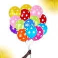 thumbnail image 4 of 50pcs 12 Inch Colorful Balloons Polka Dot Inflatable Air Balloons Lovely Balloons Decor for Wedding Birthday Party (Random Color), 4 of 6