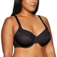 thumbnail image 4 of Bali BLACK LACE Passion For Comfort Back Smooth Bra, US 36DD, UK 36DD NWOT, 4 of 8