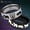 Black, variant on Roaring Bear Tungsten Carbide Ring