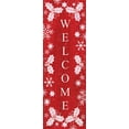 thumbnail image 2 of LaPoint, Annie 7x14 White Modern Wood Framed Museum Art Print Titled - Christmas Welcome, 2 of 4