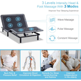 thumbnail image 5 of Full  Adjustable Bed Frame Base with Massage, Wireless Remote - Ergonomic Electric Head & Foot Incline, Zero Gravity, Anti - Snore, USB Ports, Under - Bed Nightlight & Memory Pre - Sets, 5 of 9