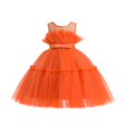 thumbnail image 3 of 12M-7T Toddler Girls Lace Tulle Tutu Dress, Esho Flower Girl Wedding Ball Gown, Kids Halloween Party Pageant Evening Dresses, 3 of 8