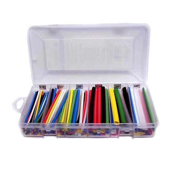 HSK-2120 - KIT de Tube HST 1/16 à 3/8 Po 160 Pcs Longueur 4 Po (160 Pcs/pkg)