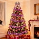 thumbnail image 4 of Christmas Tree Garland Striped Wool Decorations for Home Holiday Party Office Indoor Festive Scene Setup Ornament, 4 of 6