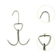 thumbnail image 6 of figatia Roast Duck Hook Stainless Steel Accessories Double Hooks for Bacon Duck Beef Argent, 6 of 8