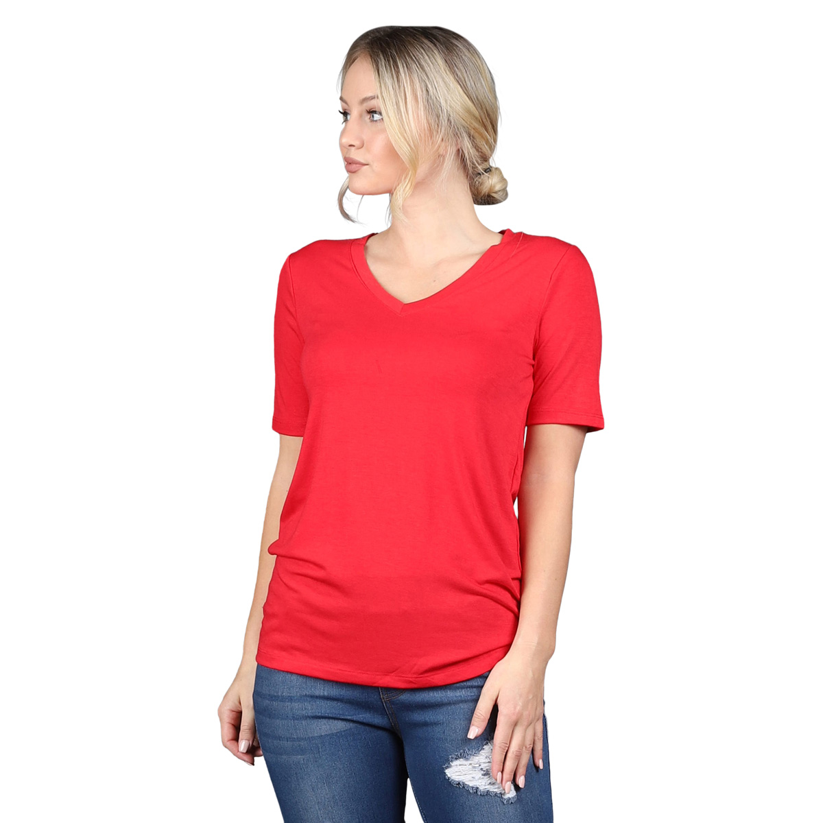 Zenana Outfitters Relaxed Fit VNeck