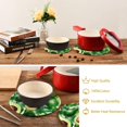 thumbnail image 6 of SKYSONIC 2 pcs Exotic Green Avocado Pot Holders Trivets, Heat Resistant Trivets,Watercolor Summer Fruit Cotton Thread Weave Mats for Hot Pads Pans Pot Bowl Teapot, 6 of 7
