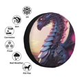 thumbnail image 4 of Fotbe Dragon Funda de Llanta de Repuesto con Estampado, Engrosada, Ajuste Universal para Jeep, Remolque, RV, SUV, Camión-15 inch, 4 of 6