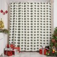 thumbnail image 2 of Shower Curtains for Bathroom-48"x72",Xmas Tree Winter Snowflake Waterproof Bath Curtain Grommet Shower Curtain Set with Hooks,, 2 of 9