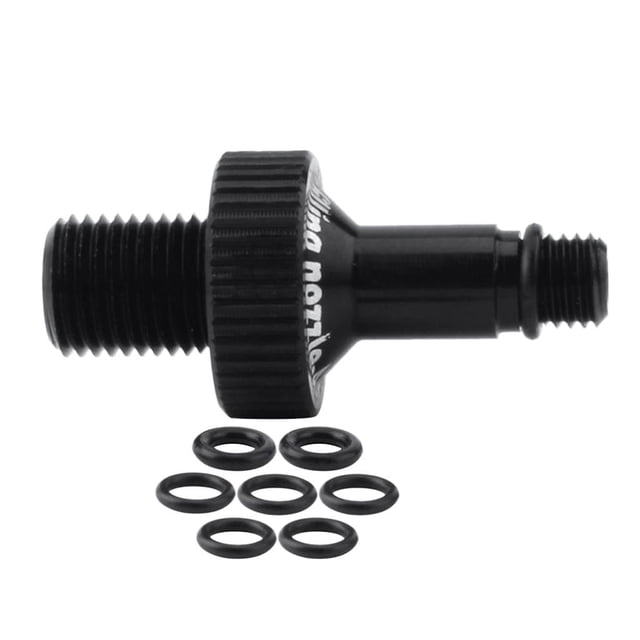 Adaptador de válvula de de , convertidor de boquilla de bomba de Kit de sello de junta tórica de goma Negro shamjiam Boquilla de adaptador de válvula de bicicleta