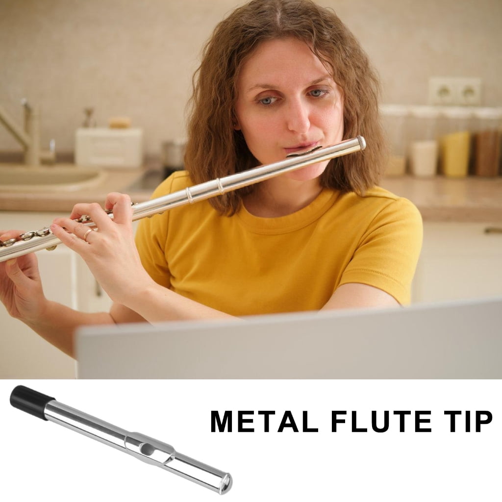HGYCPP Silver Metal Flute Headjoint 23cm Professional Flute Head Joint Flute Part