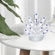 thumbnail image 5 of Estatua de escultura de de cristal de Animal, figurita creativa, artesanías de para estante de tienda, colección de decoración, acces Azul S Soledad Escultura de pavo real, 5 of 8