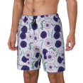 thumbnail image 1 of Balery Daisies Flowers Bañador para hombre, shorts de playa de secado rápido con entrepierna y forro de compresión-Small, 1 of 6