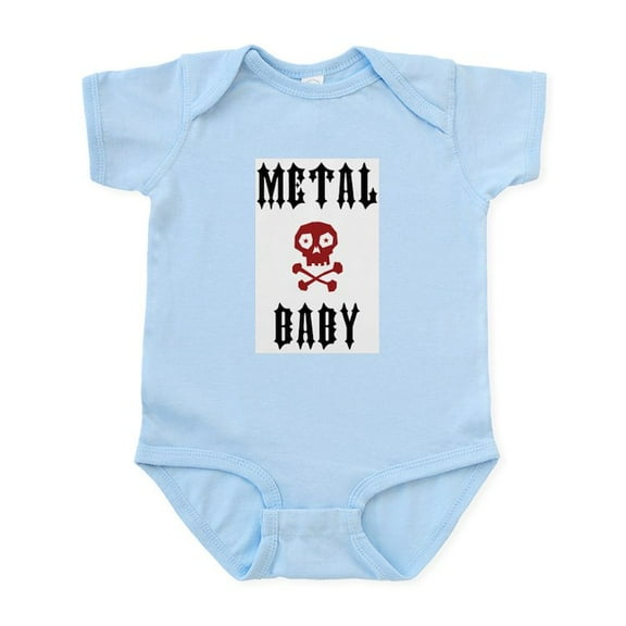 CafePress - Metal Baby One Piece - Baby Light Bodysuit, Size Newborn - 24 Months