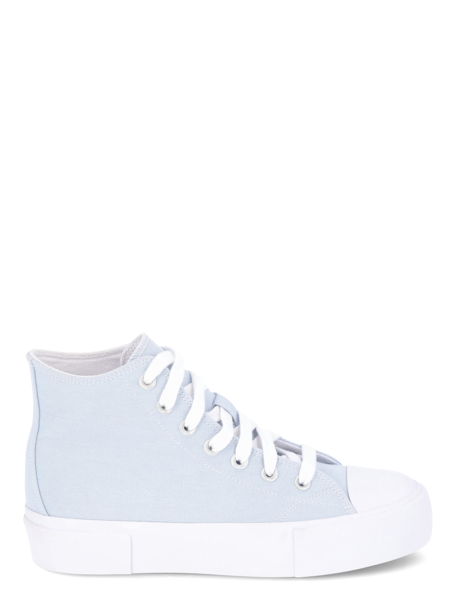 No Boundaries Platform Lace Up Hi Top Sneakers, Women's
