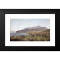 thumbnail image 2 of Thomas Fearnley 14x10 Black Modern Framed Museum Art Print Titled - From Sorrento (1833), 2 of 5