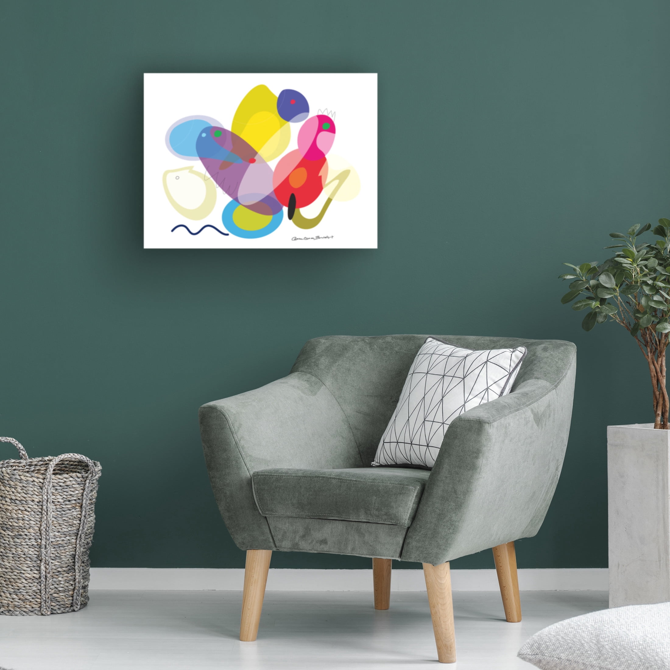 Canvas Wall Art - Caroline Benchétrit 'We Were Different I' Wall Art for Living Room, Bedroom, or Office Décor by Trademark Fine Art - 32 x 24 Inches