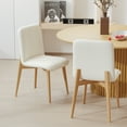 thumbnail image 2 of Bethea Solid Wood and Fabric Dining Chairs in Natural Color (Set of 2), 2 of 7