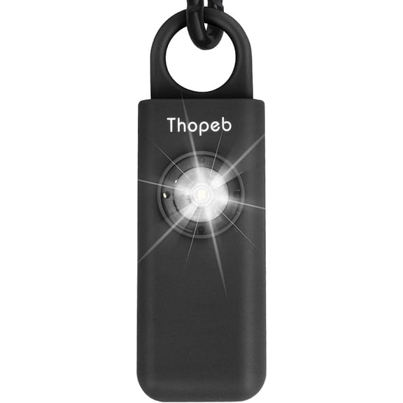 Self Defense Siren - Safety Alarm for Women Keychain with SOS LED Light. Personal Alarms. Personal Security Keychain Alarm for Women. Helps Elders & Kids Emergency Call