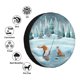 thumbnail image 4 of Balery Gnome And Red Fox Fishing Cubiertas para Neumáticos - Protector Resistente para Neumáticos de Camioneta, SUV, Remolque, Camper y RV-16 inch, 4 of 6