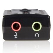 StarTech Virtual 7.1 USB Stereo Audio Adapter External Sound Card, ICUSBAUDIO7