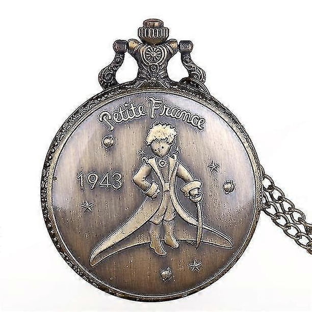 2026 Little Prince 175 Bronze Quartz Pocket Watch Retro Alice Theme Pocket&fob Watch woMen