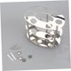 thumbnail image 4 of BRIGHTFUFU Soporte De Acero Inoxidable Para Cepillos Y Pasta De Color Plateado Para, 4 of 8