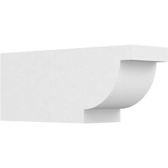Ekena Millwork RFTP06X08X20ALP 8 x 6 x 20 Po Queue de Chevron en PVC de Qualité Architecturale Standard