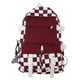 thumbnail image 1 of Mochila kawaii, mochila para estudiantes, mochila de gran capacidad, mochila para el campus con cuadros en blanco y negro, linda para niñas, 1 of 5