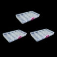 thumbnail image 2 of ZheElen 3pcs Fishing Tackle Box Case Hooks Organizer Accessory Large Capacity, 2 of 6