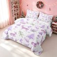 thumbnail image 3 of Erosebridal Watercolor Reindeer Quilt Full, Christmas Tree Full Bedspread Sets, White Plum, 3 Pieces, 1 Coverlet and 2 Pillowcases, 3 of 7