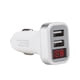 thumbnail image 3 of Mini Cargador de coche USB de 2 puertos Zhivalor plata blanca, 3 of 8