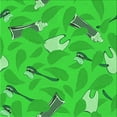 thumbnail image 1 of Ahgly Company Tapis d'Intérieur Lavable à la Machine, Carré, Transitionnel, Vert Lime, Tapis de Zone, 8 Pieds Carré, 1 of 7
