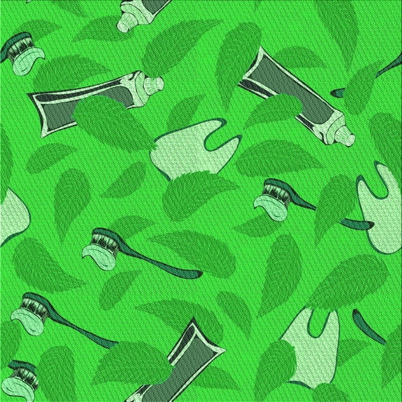 Ahgly Company Machine Washable Indoor Square Transitional Lime Green Area Rugs, 6' Square