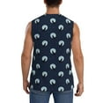 thumbnail image 4 of KLL Wolf And Moon Print Workout Tank Tops Gym Sleeveless Fitness Muscle Tee-Small, 4 of 7