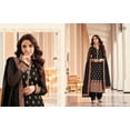 thumbnail image 4 of Indian Pakistani Designer Stitched Salwar Kameez Plazo Pant with Dupatta Suits ( Black, XXS - 34 ), 4 of 5