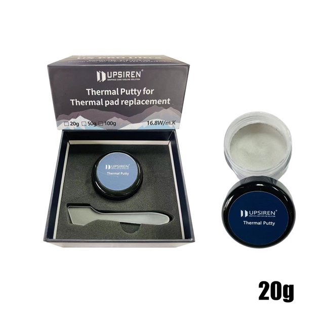 Thermal Putty UTP-8 U6 UX For VGA GPU IC Processor Liquid Thermal Pad Heat Blocking Putty Thermal Pad Replacement UX 20g