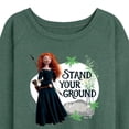 thumbnail image 3 of Disney Brave - Merida Stand Your Ground - Women's Lightweight French Terry Long Sleeve Shirt, 3 of 5