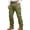 Army Green, variant on Men's Casual Retro Cargo Work Pants - Straight Fit Tactical Trousers with Multi-Pockets, Durable Vintage Denim Style Outdoor Slacks for Men (Khaki, 3XL)