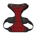 thumbnail image 5 of Gaeub Red Black Houndstooth Gaeub Red Black Houndstooth No Pull Dog Harness, Secure and Adjustable Pet Vest for Outdoor Activities - Large, 5 of 8