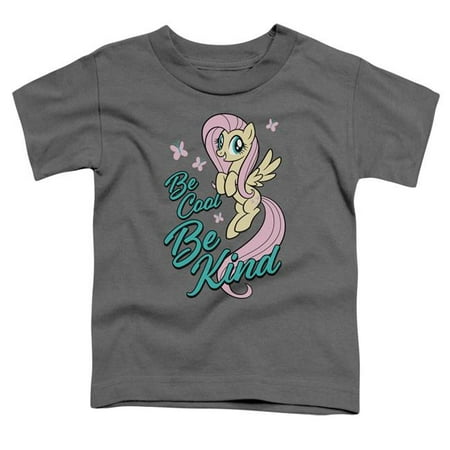 

Trevco HBRO149-TT-1 My Little Pony TV & Be Kind-Short Sleeve Toddler Tee Charcoal - Small 2T